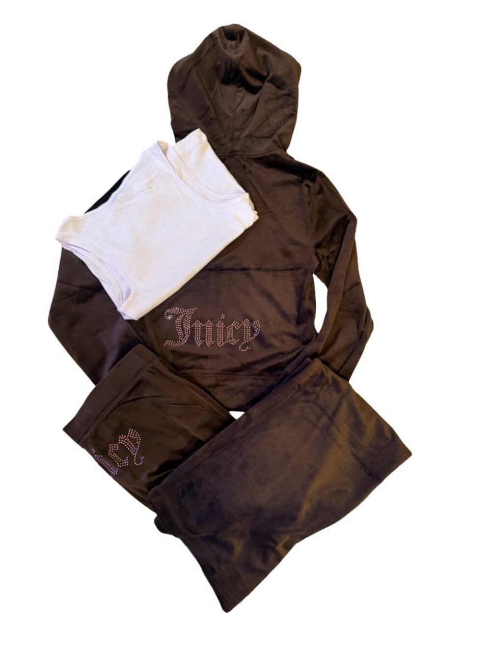 JUICY COUTURE Bling Logo 3-PC Tracksuit Set